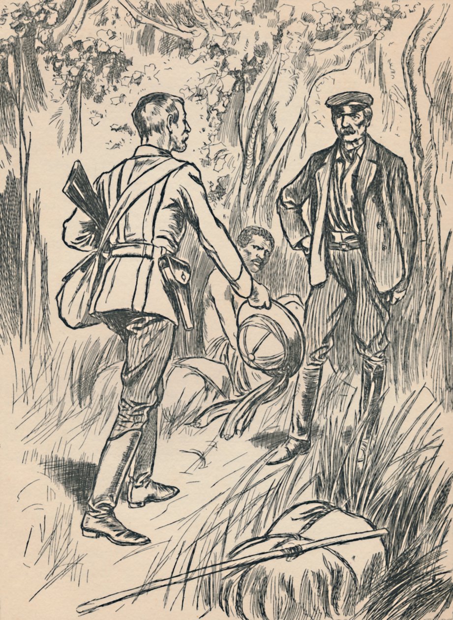 The Meeting of Stanley and Livingstone, c1907 av Unbekannt