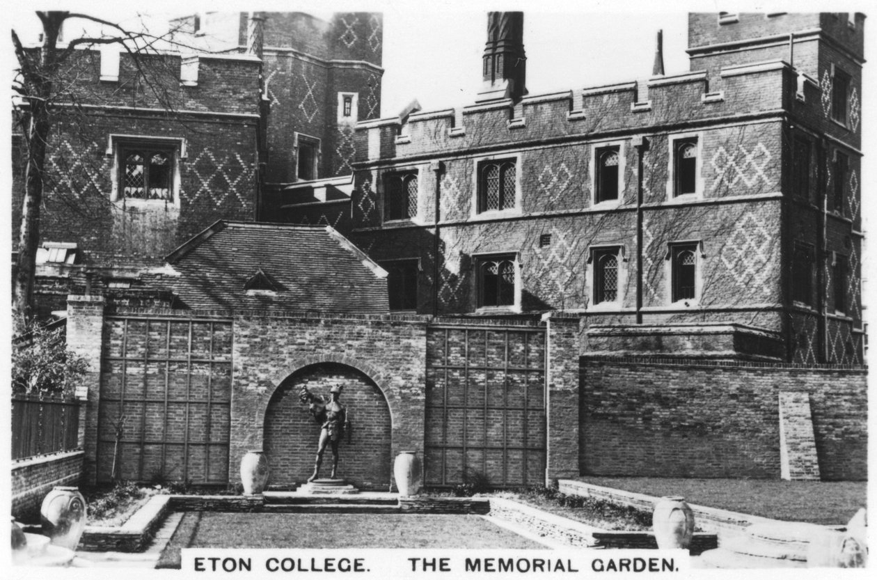 Memorial Garden Eton College, 1936 av Unbekannt