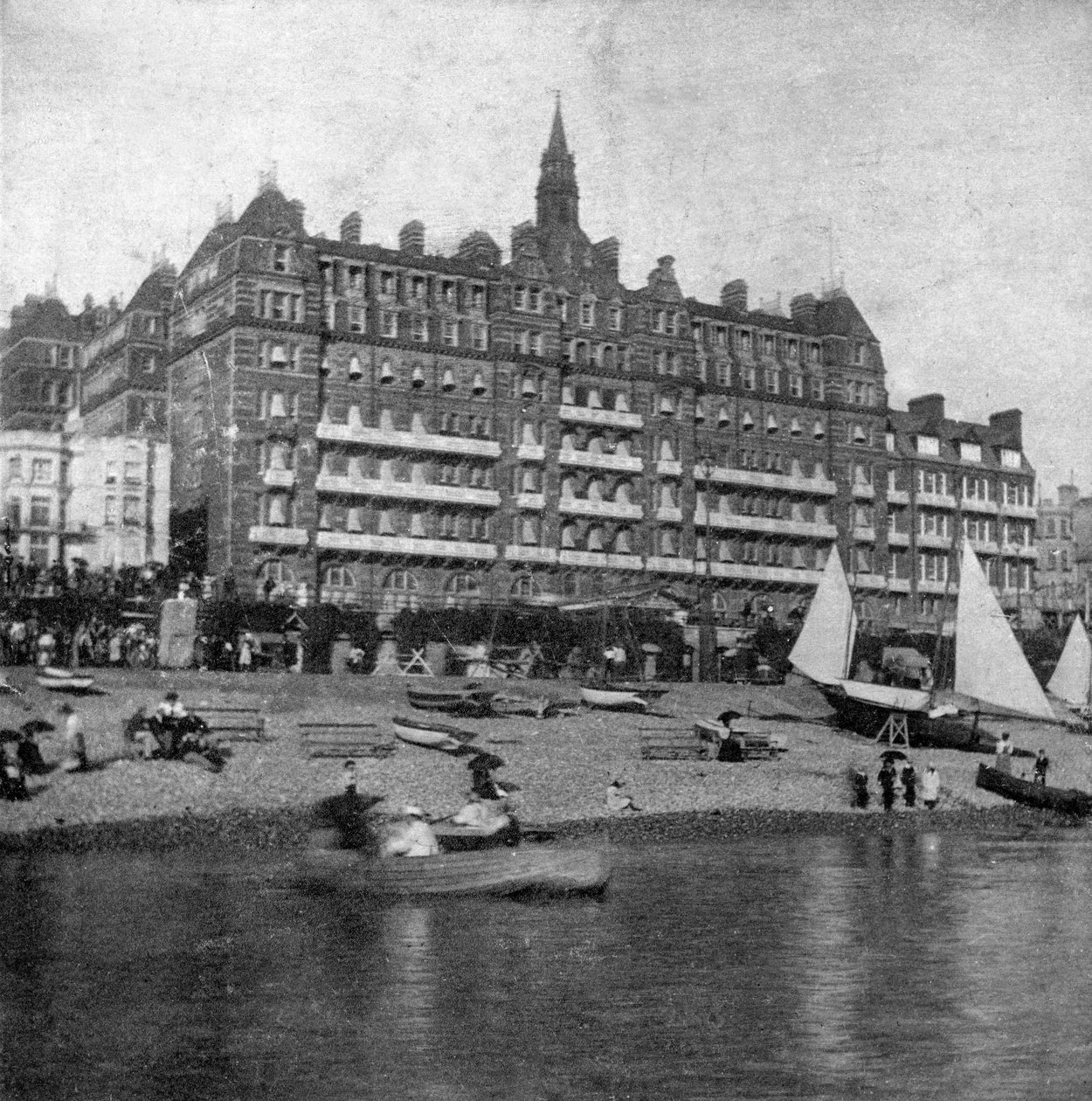 The Metropole Hotel, Brighton, East Sussex, sent på 1800-tallet av Unbekannt
