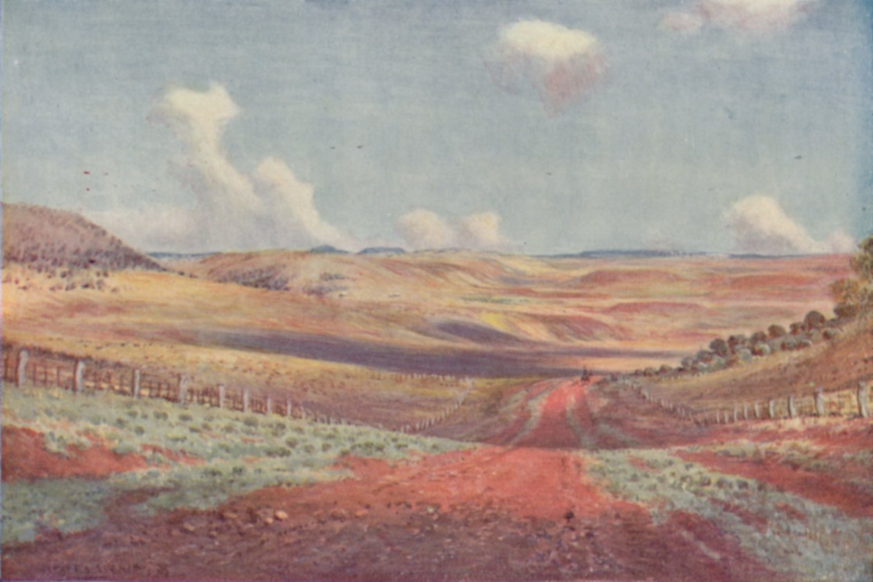 Monaro-slettene, 1923. av Unbekannt