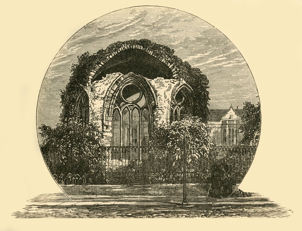 Klosteret og Madras College, 1898. av Unbekannt