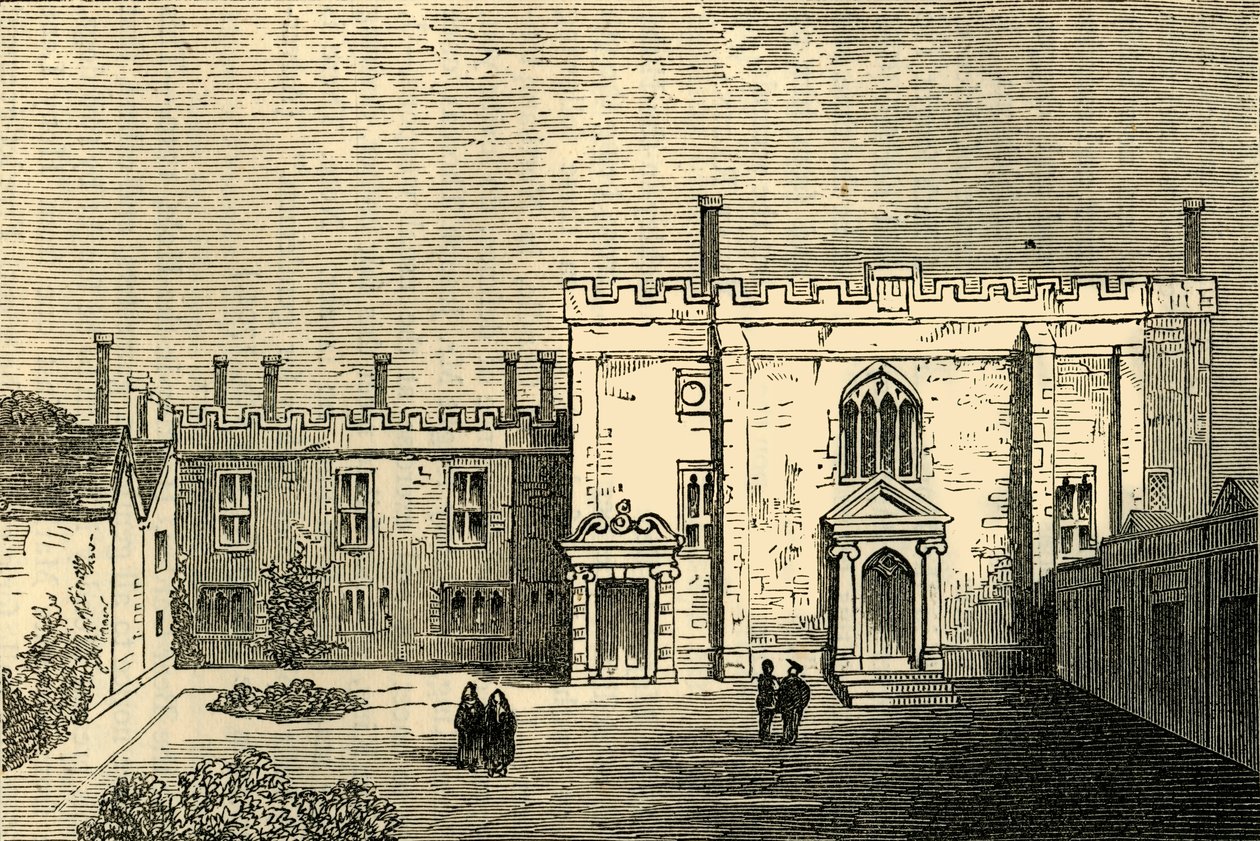 Klosteret St. Johannes av Jerusalem, Clerkenwell - Kapellet fra sør, c1872. av Unbekannt