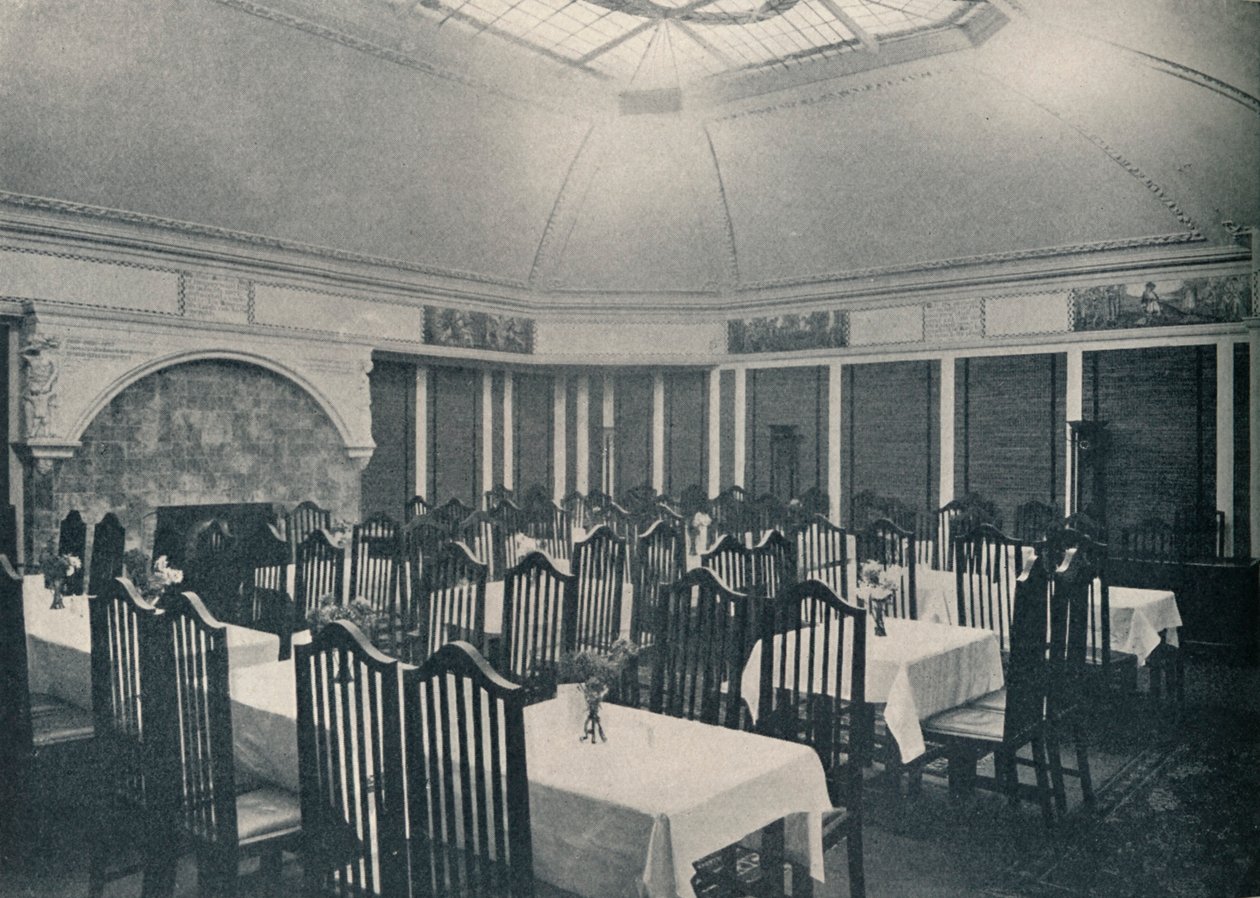 Morris-rommet på Clarion Café, Manchester, c1911 av Unbekannt