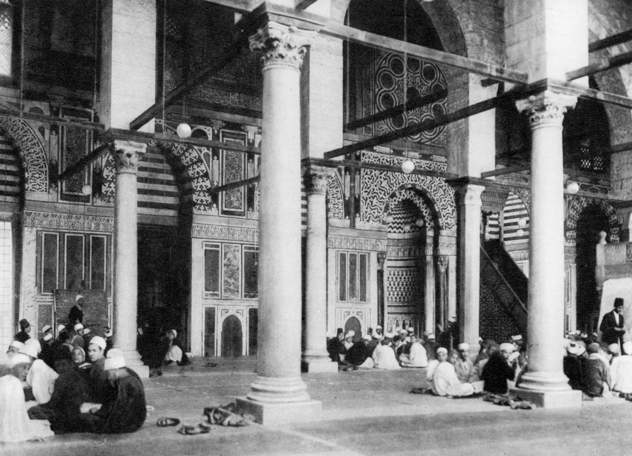 Moskeen i El-Mouayad, Kairo, Egypt, ca 1920-tallet av Unbekannt
