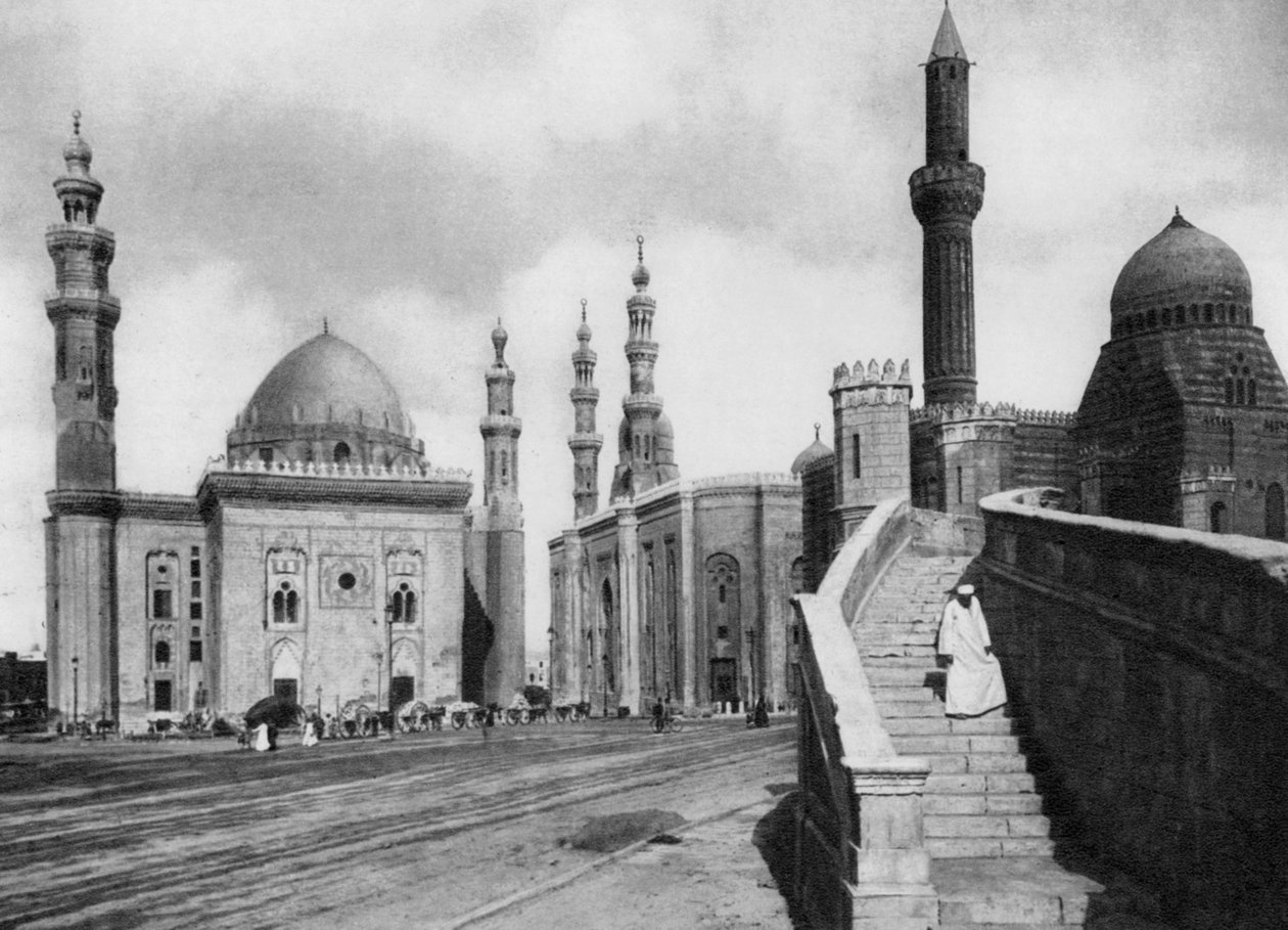 Moskeene til Sultan Hassan og El Rufai, Kairo, Egypt, ca 1920-tallet av Unbekannt