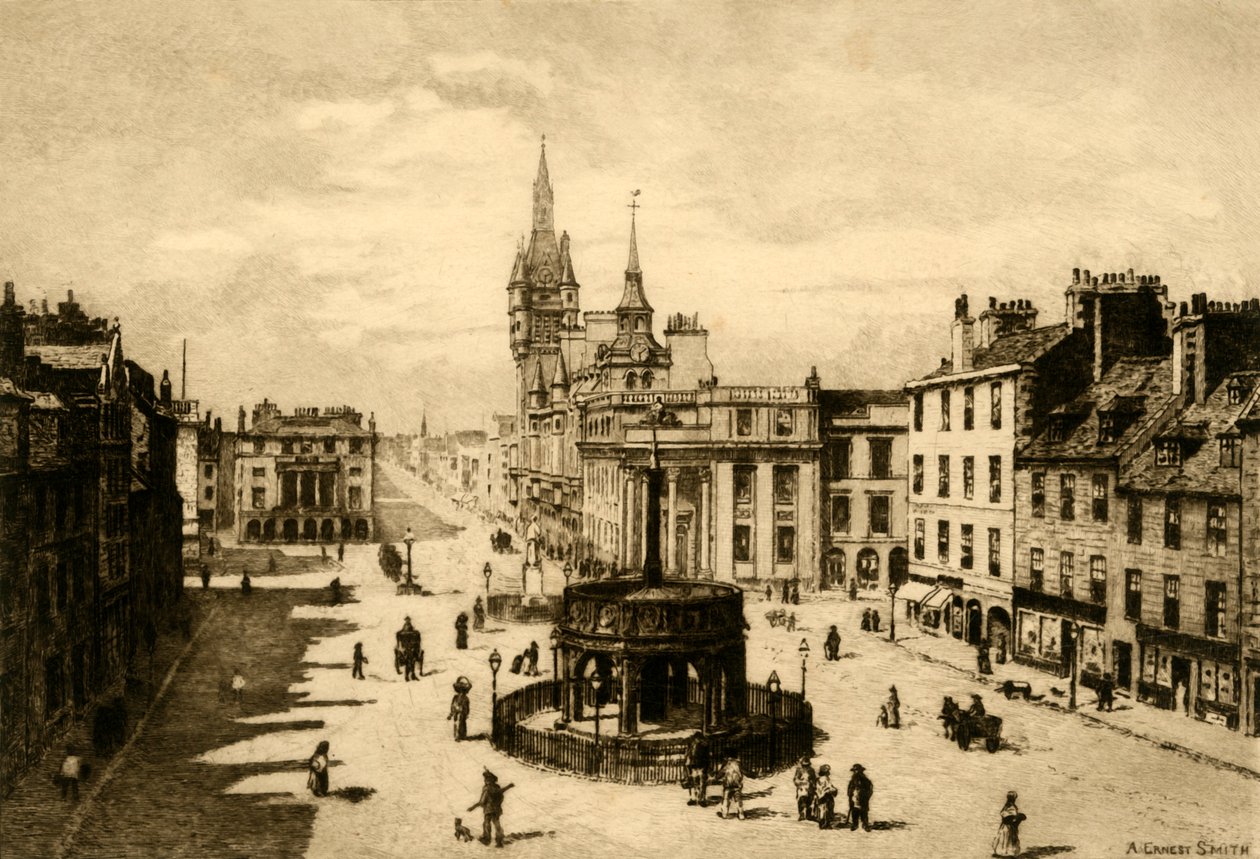 De kommunale bygningene, Aberdeen, 1898. av Unbekannt