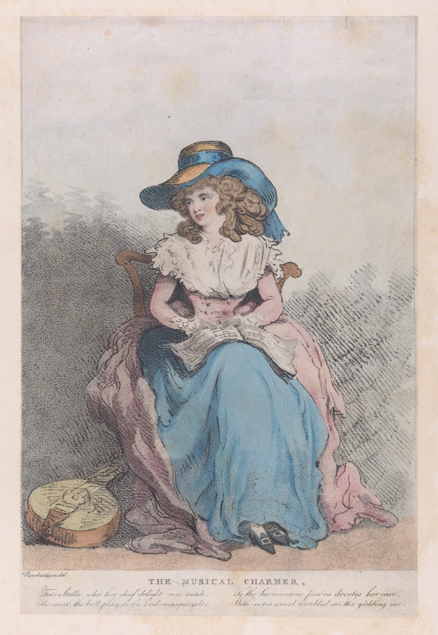 Den musikalske sjarmøren, ca. 1793., ca. 1793. av Unbekannt