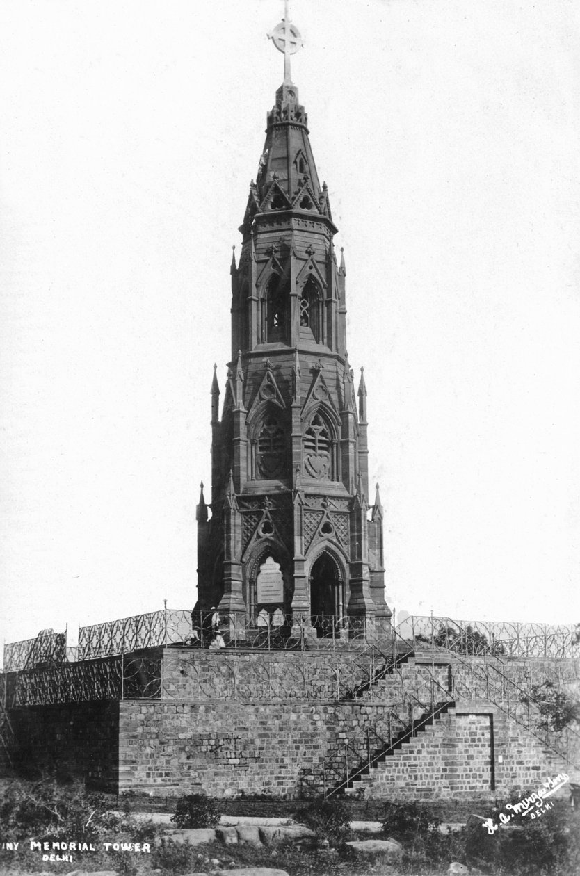 Mytteriets minnetårn, Delhi, India, 1900-tallet av Unbekannt