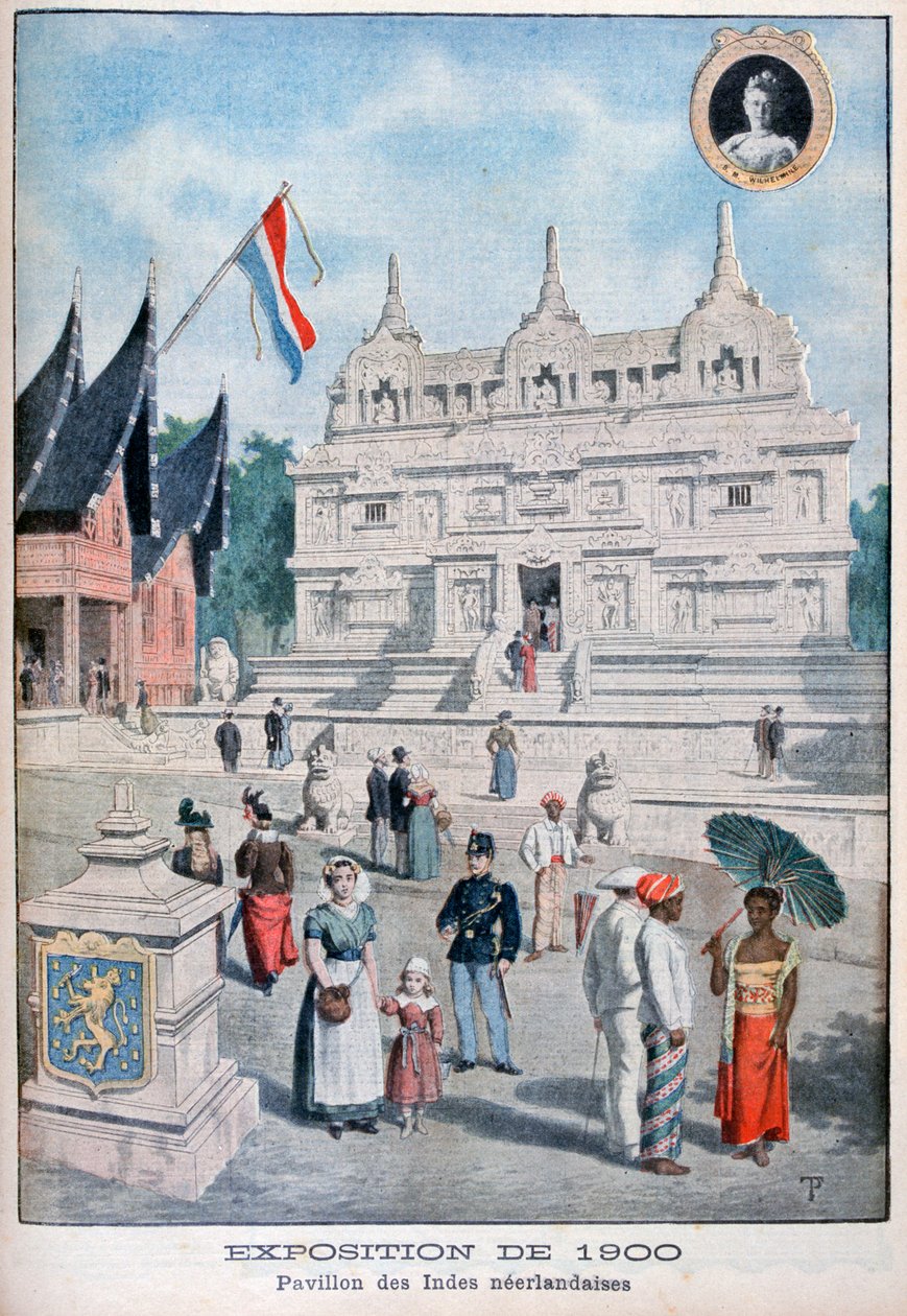 Paviljongen i Nederlands-India på verdensutstillingen i 1900, Paris, 1900 av Unbekannt