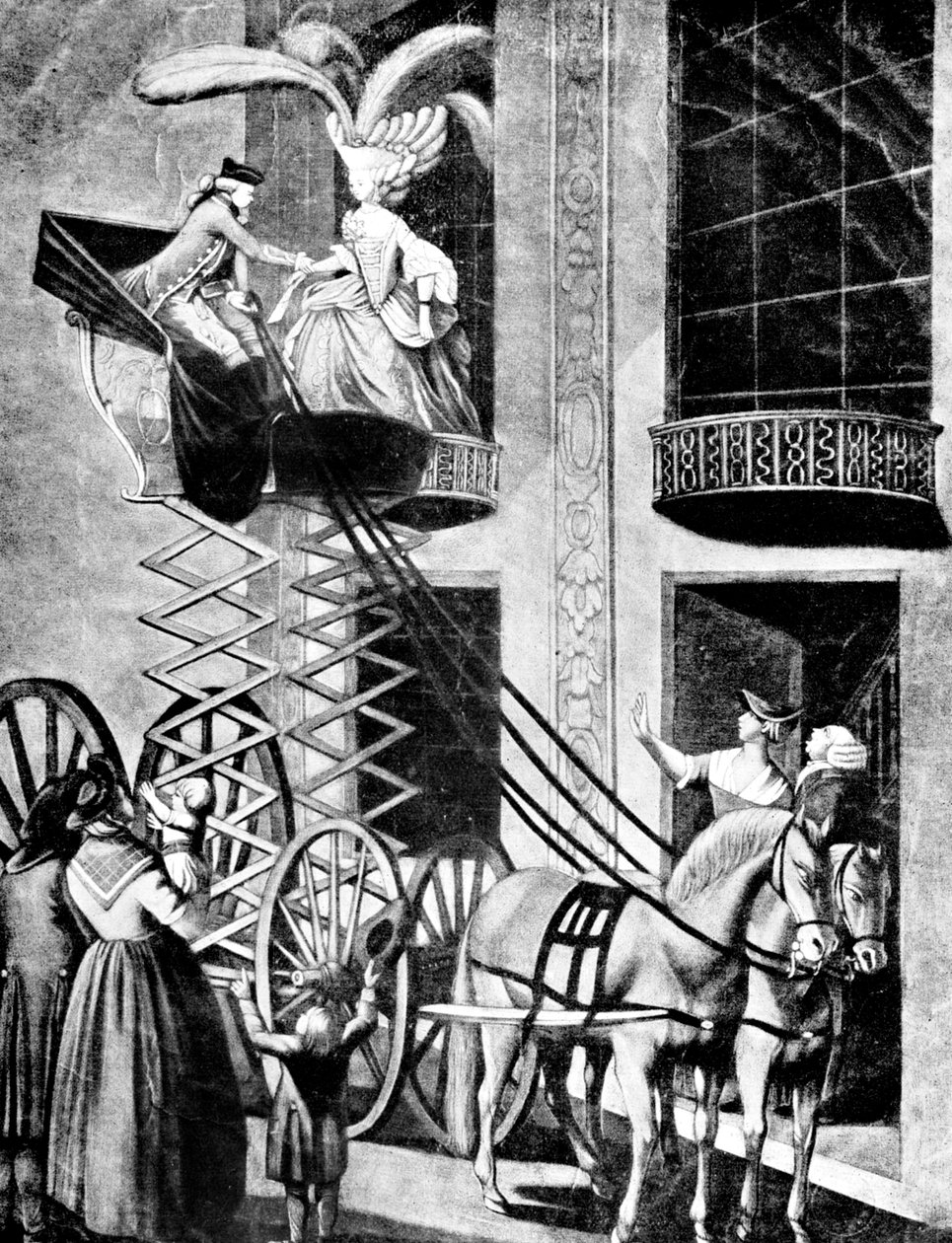 The New-fashioned Phaeton, 1776 av Unbekannt