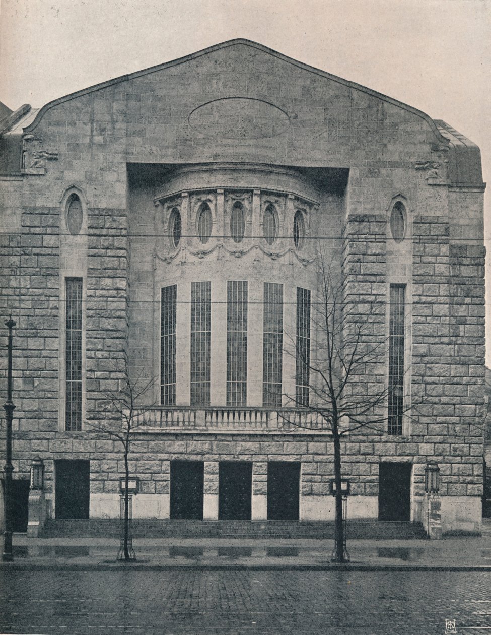 The New Hebbel Theatre, Berlin, c1908 av Unbekannt