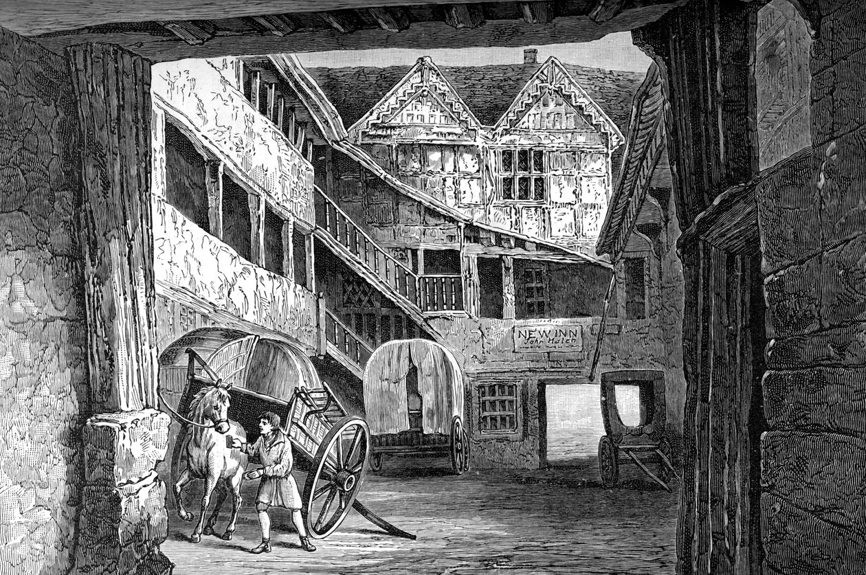 The New Inn, Gloucester, 1893 av Unbekannt