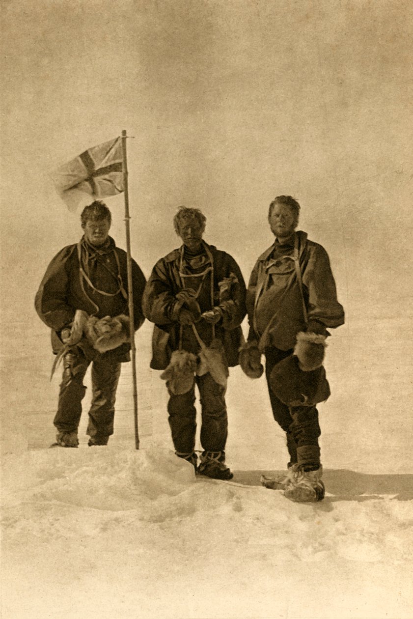 Nordpartiet ved den magnetiske sørpolen, 17. januar 1909 av Unbekannt