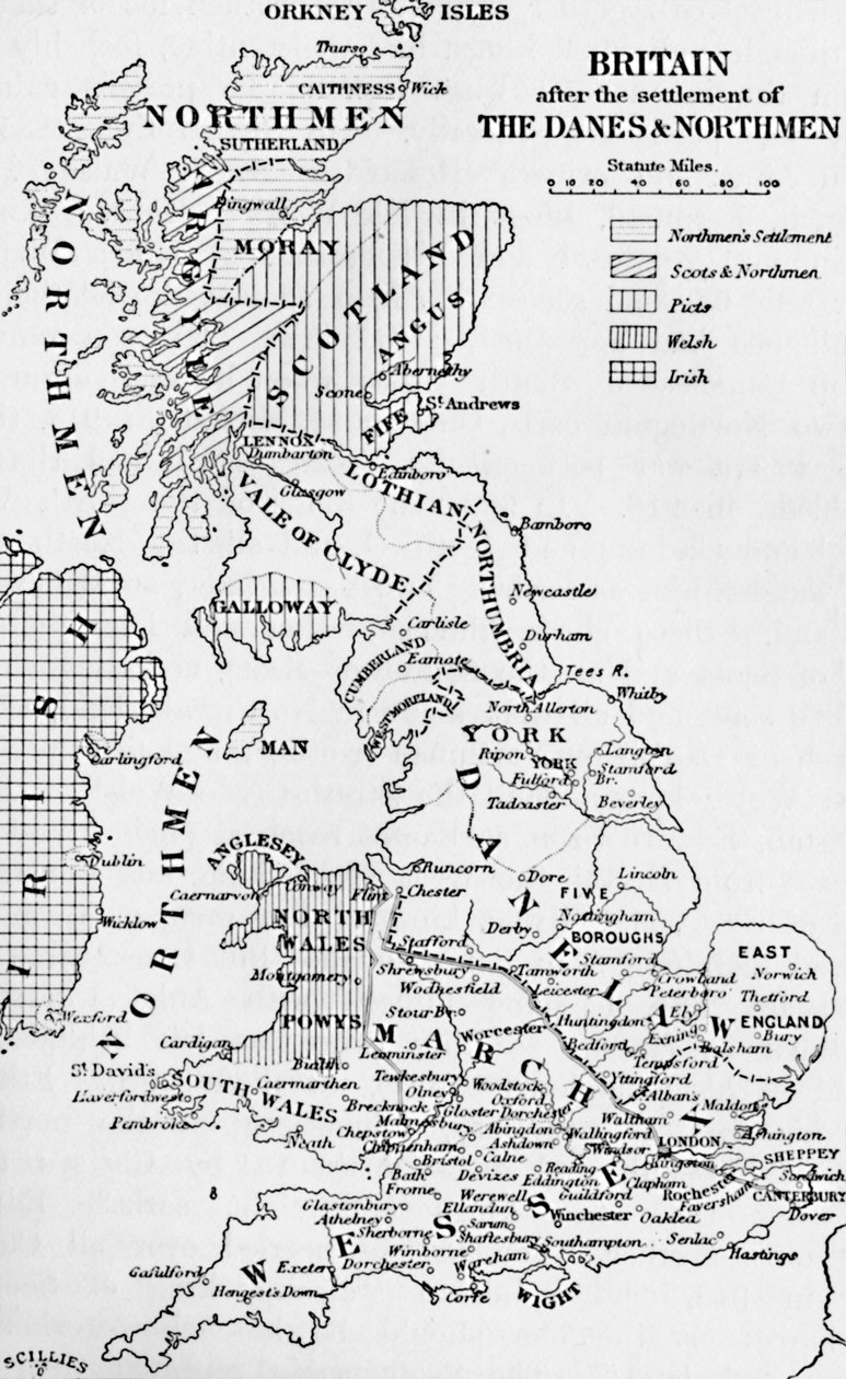 Nordmennene i England, 1902 av Unbekannt