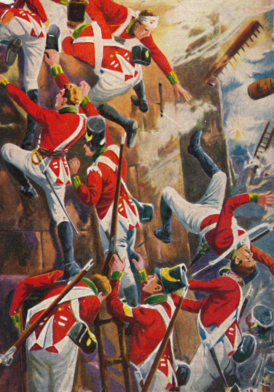 Northumberland Fusiliers. Storming av vollene til San Vincente, 1939 av Unbekannt