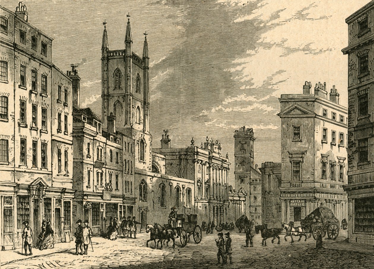 The Old Bank, Ser fra Mansion House, 1897. av Unbekannt