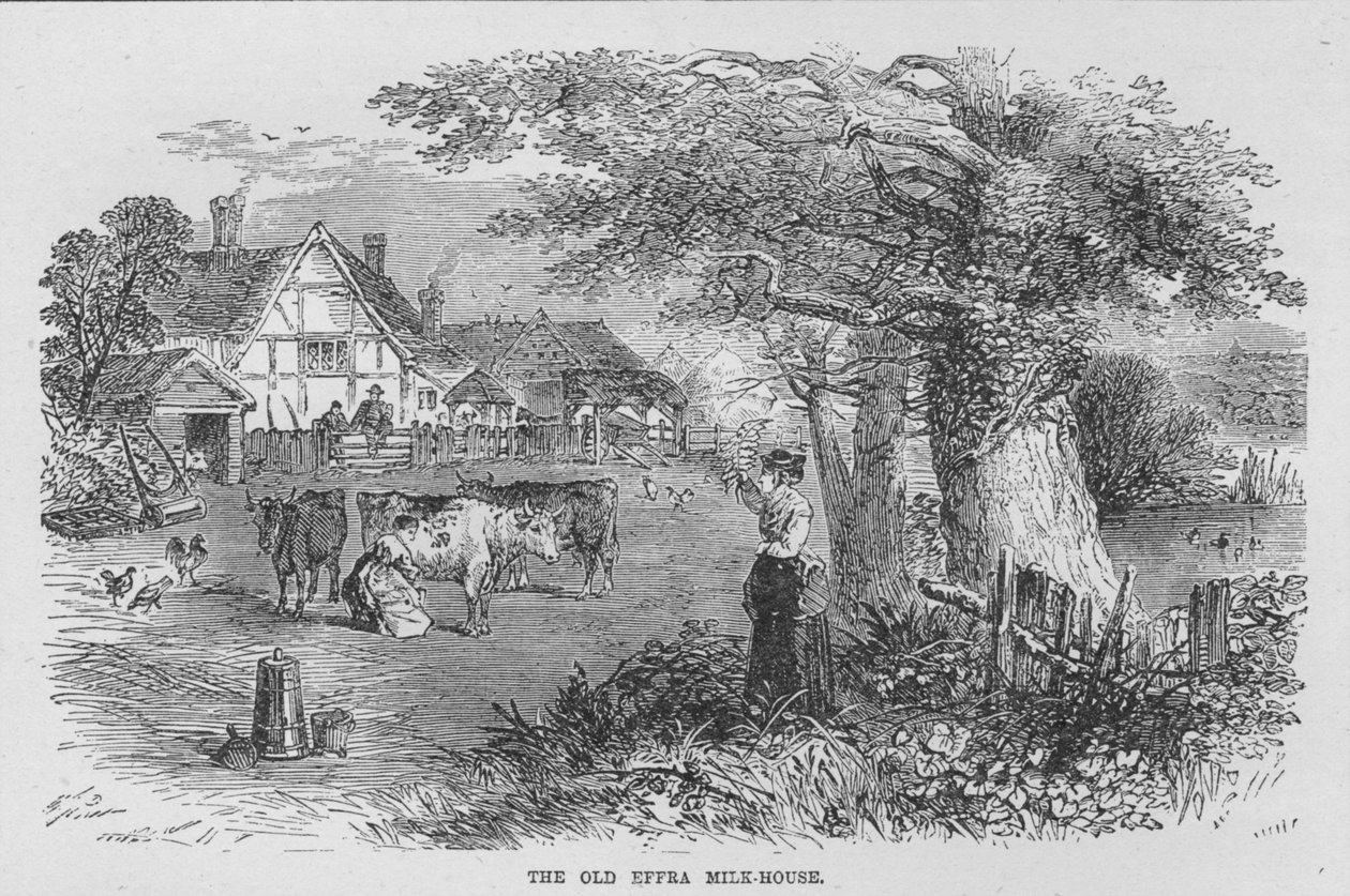 The Old Effra Milk House, c1880, 1912 av Unbekannt