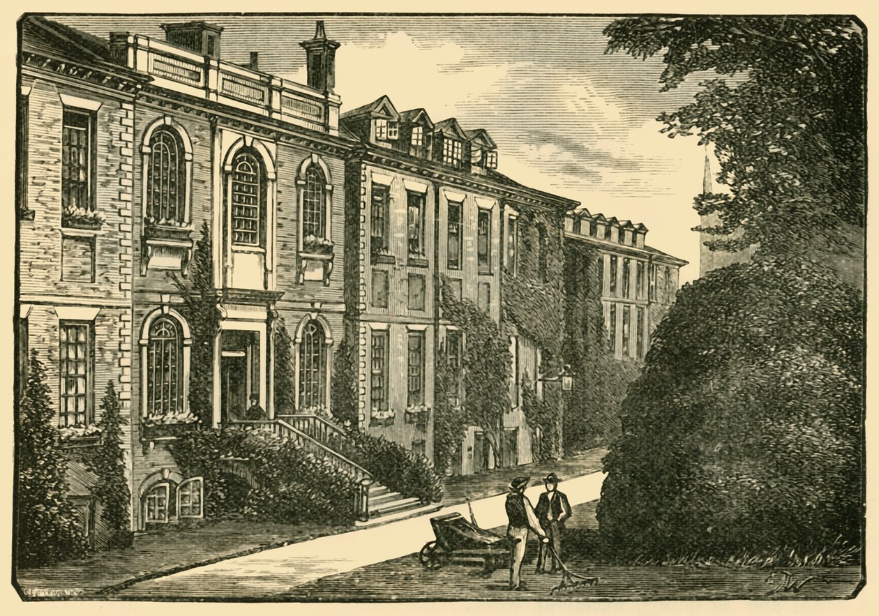 Det gamle huset, fra Mesterhagen, 1898. av Unbekannt
