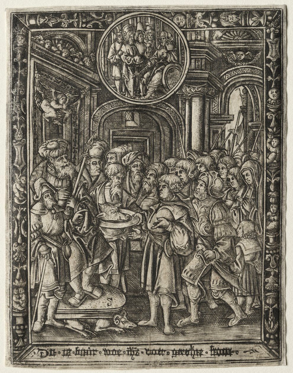 Den gamle kongen på hans trone, ca. 1520. av Unbekannt