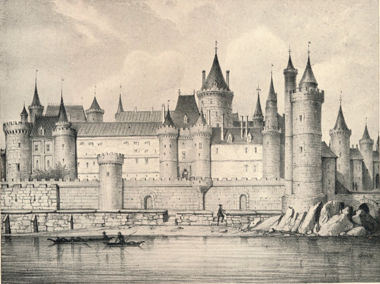 Det gamle Louvre i 1670, 1915 av Unbekannt