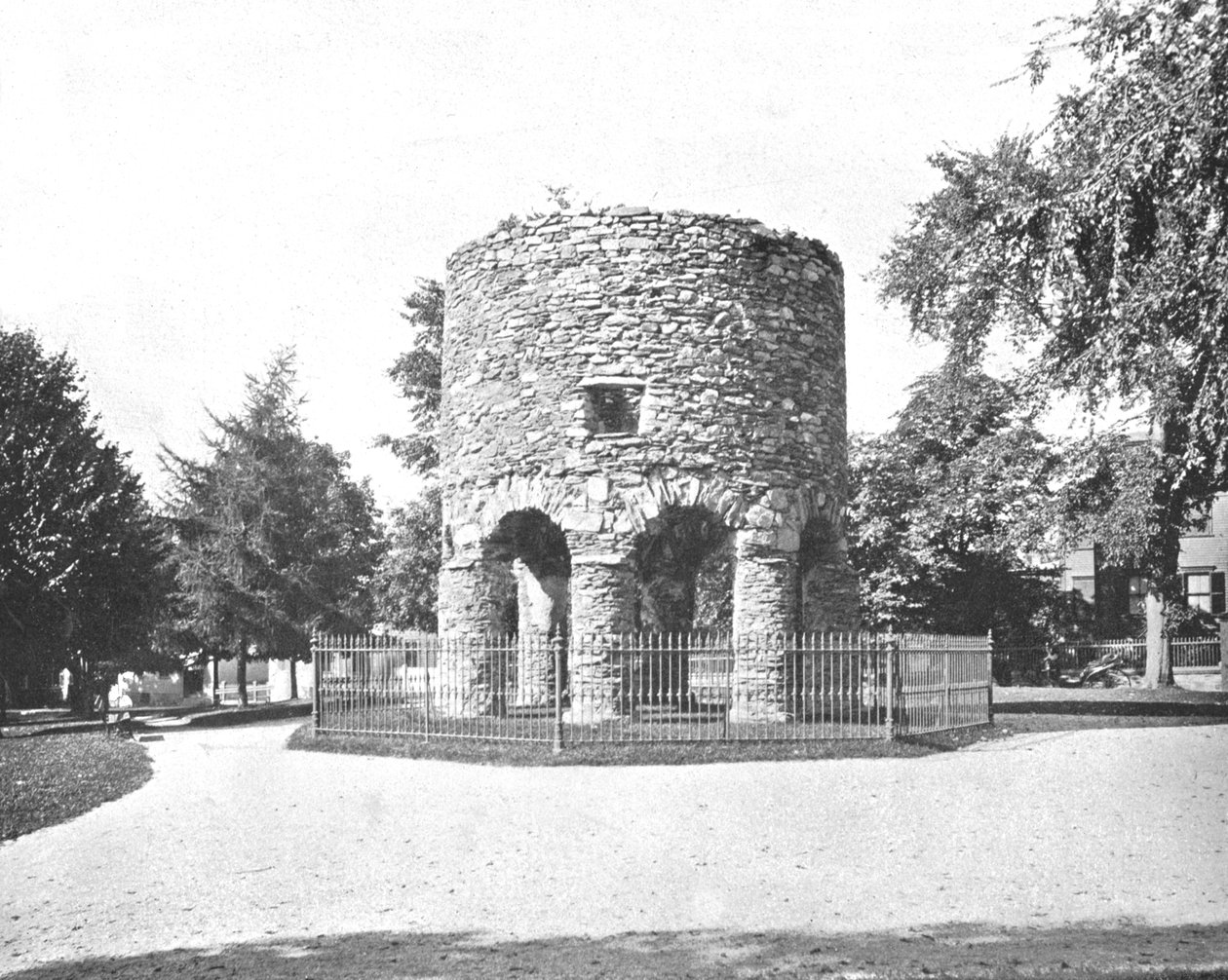 The Old Norse Tower, Newport, Rhode Island, USA, ca 1900. av Unbekannt