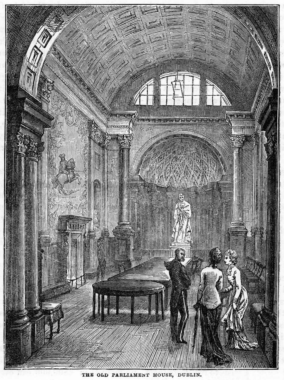 The Old Parliament House, Dublin, 1800-tallet av Unbekannt