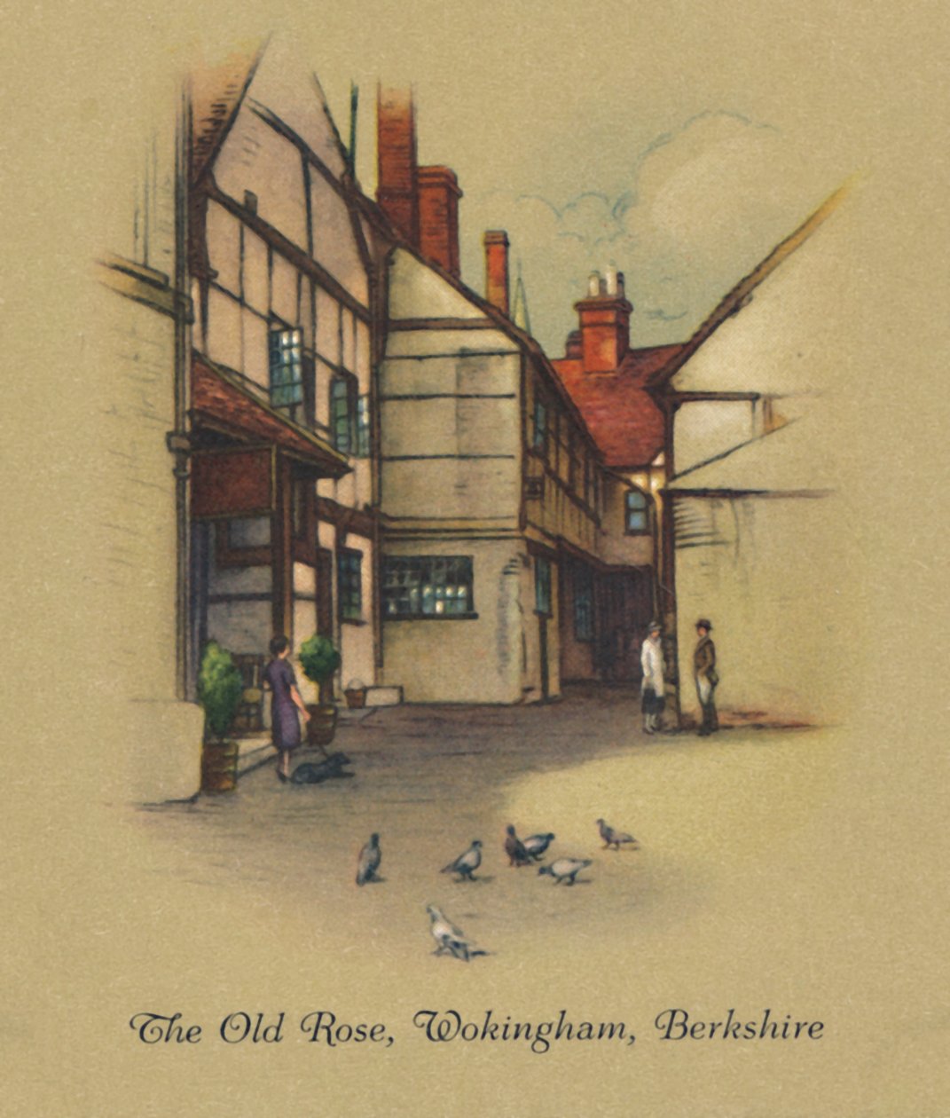 The Old Rose, Wokingham, Berkshire, 1939 av Unbekannt