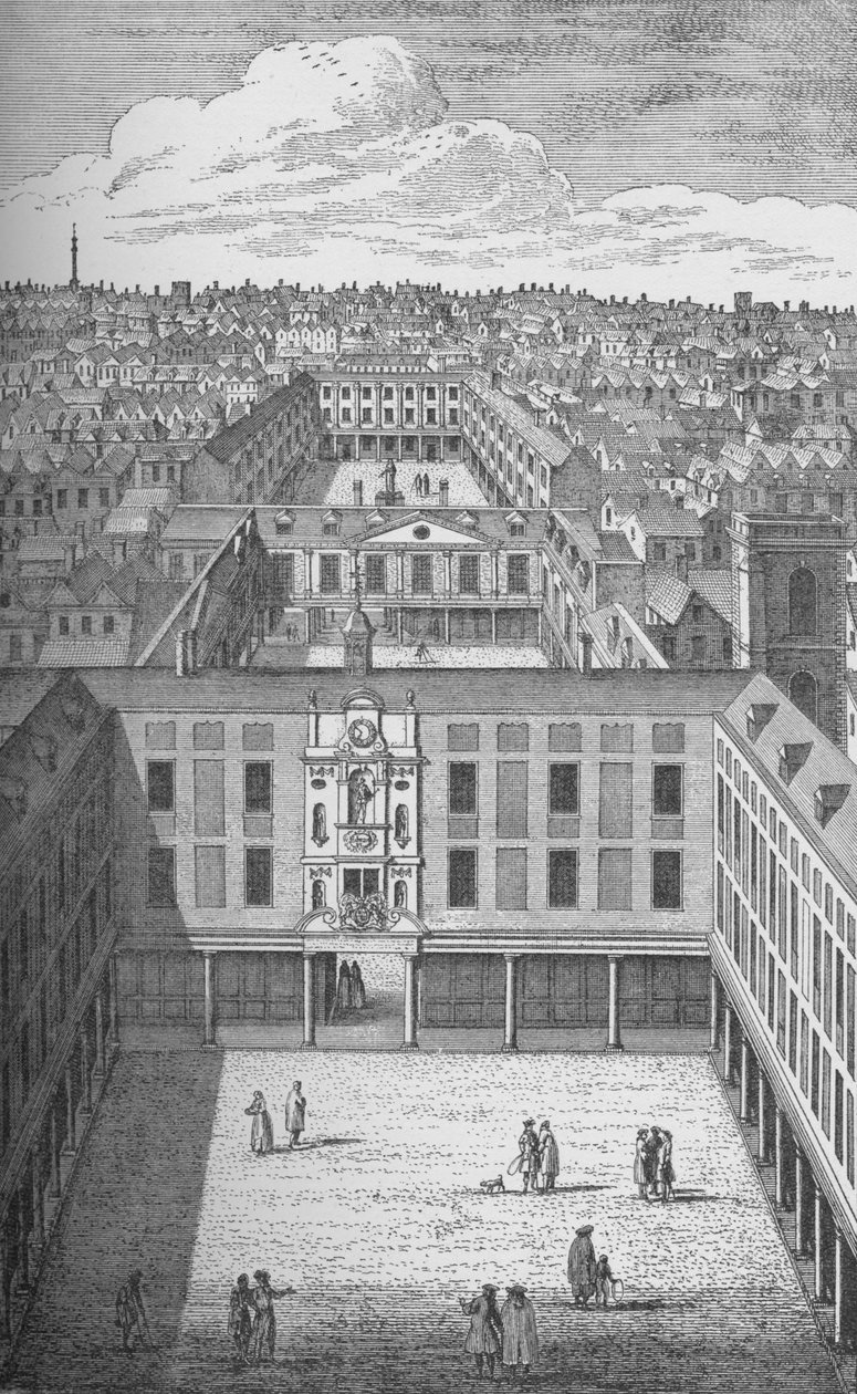 Old St. Thomass Hospital i Bermondsey, som erstattet de tidligere klosterbygningene i 1701, av Unbekannt