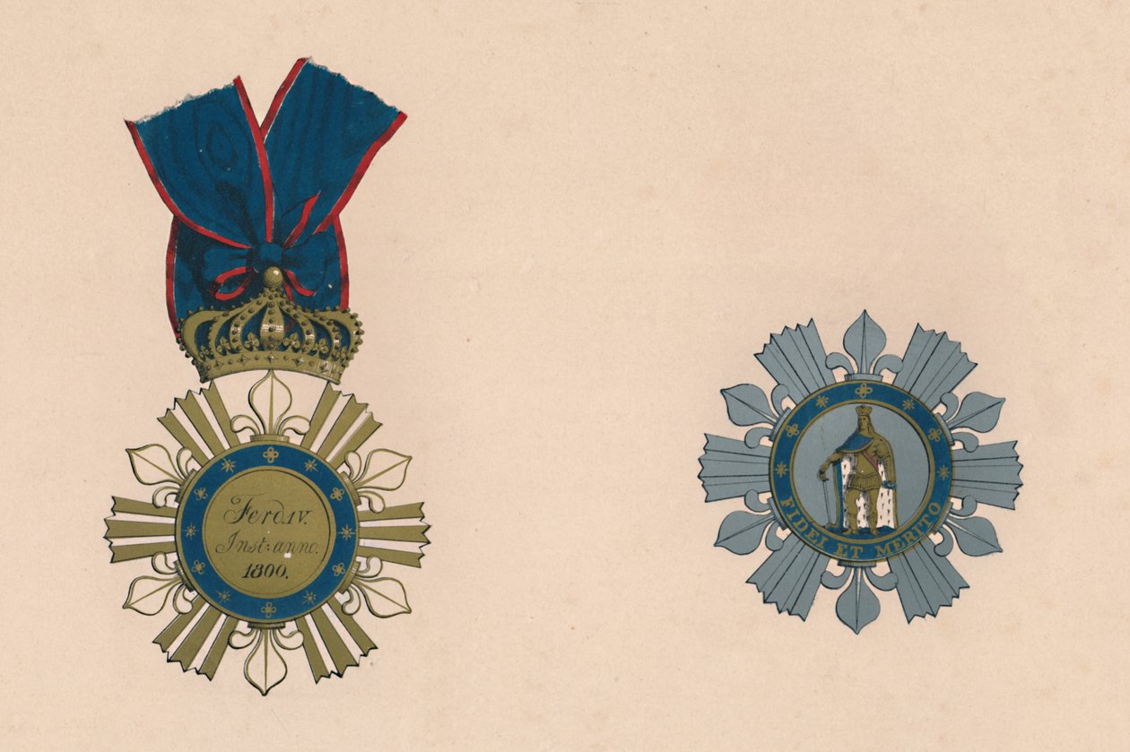 The Order of St. Ferdinand and of Merit, c1800-tallet av Unbekannt