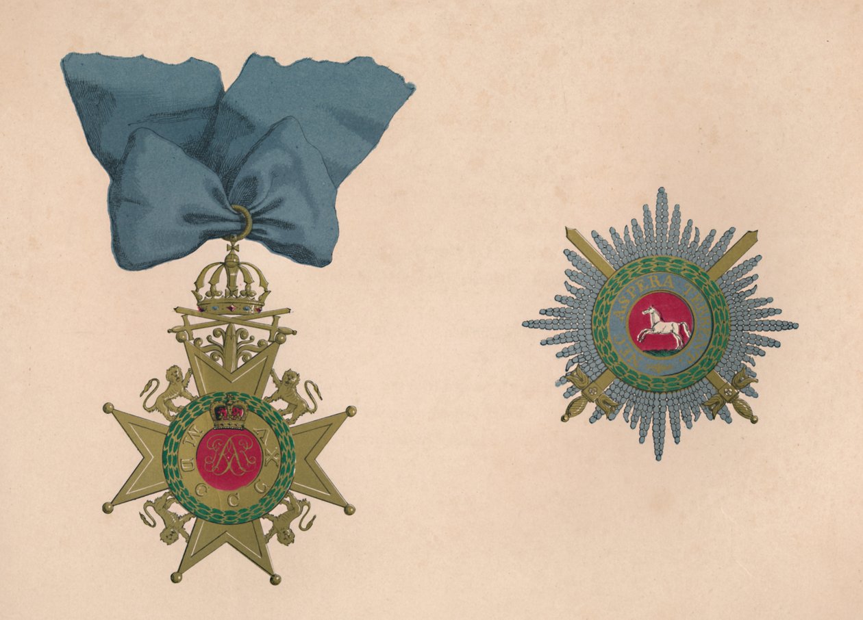 The Order of the Guelphs, c1800-tallet av Unbekannt