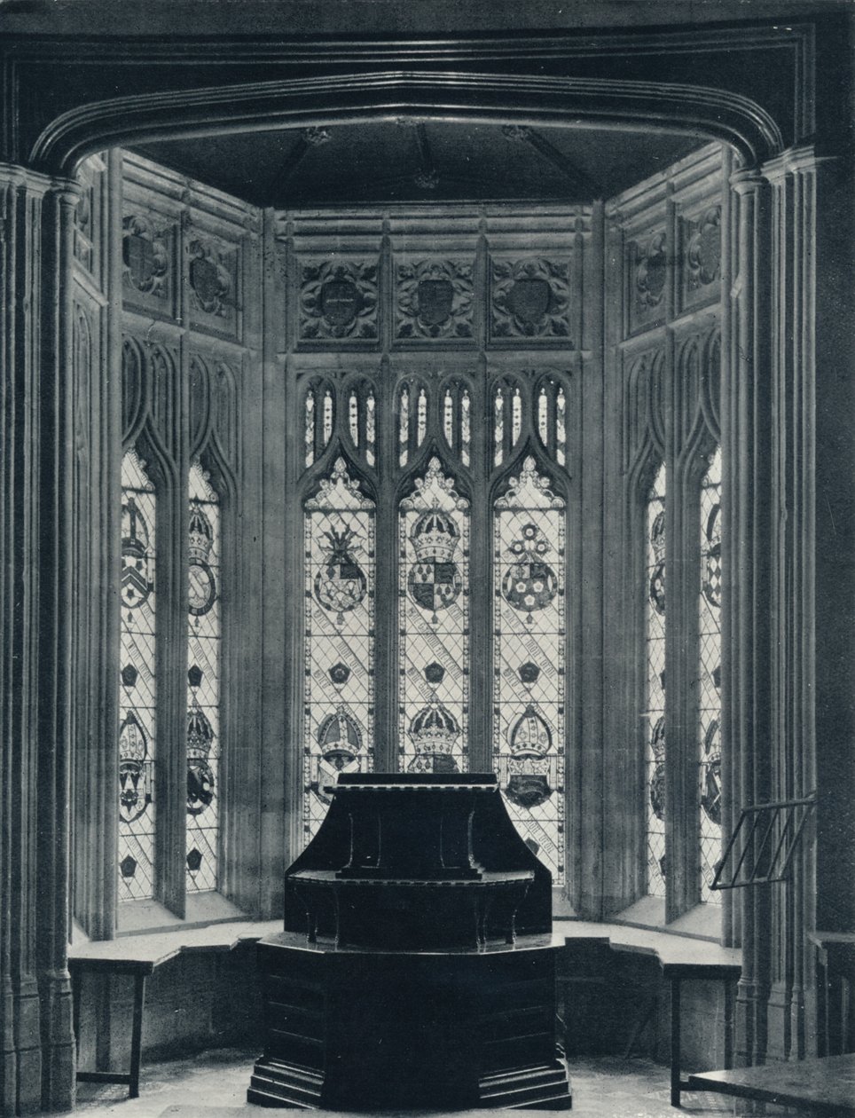 Oriel-vinduet i Hall, 1926 av Unbekannt
