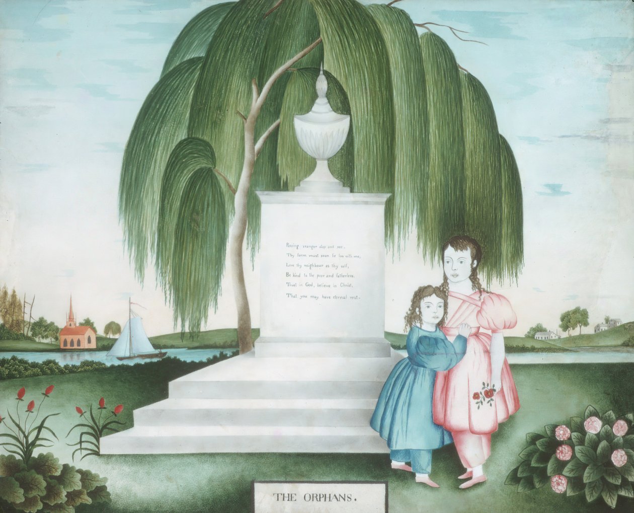 The Orphs, ca. 1830. av Unbekannt