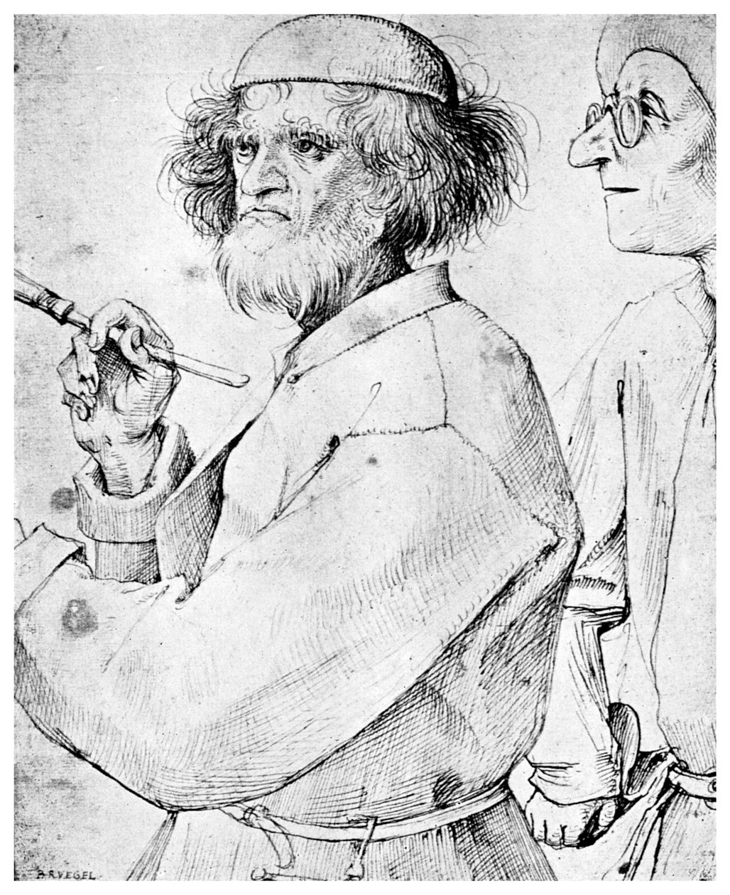 Maleren og kjenneren, c1565 1956 av Unbekannt