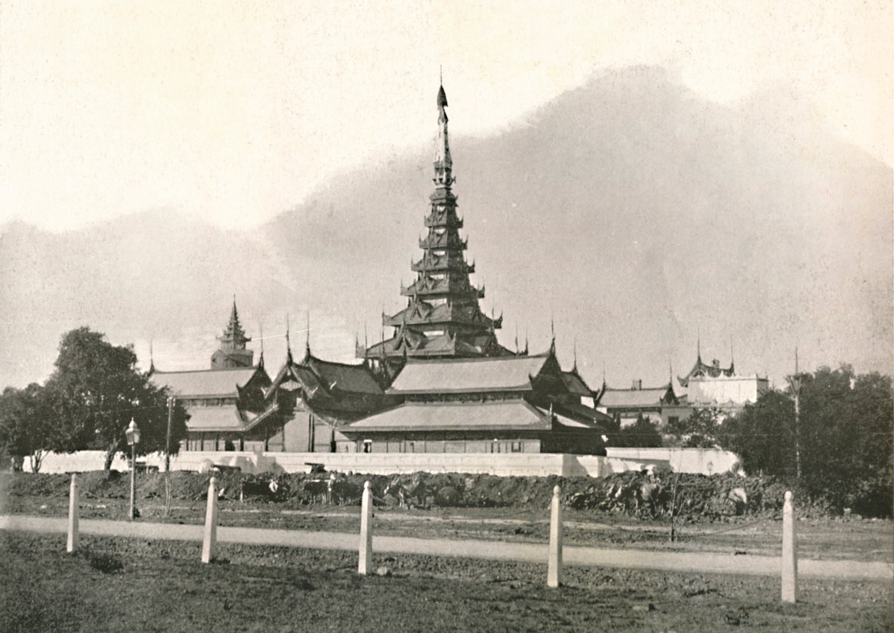 Palasset, Mandalay, 1900. av Unbekannt