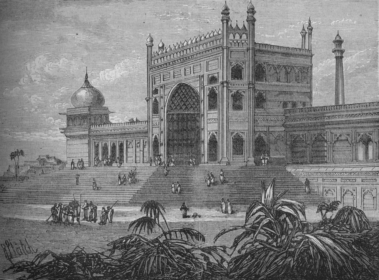 Palasset i Delhi, c1880 av Unbekannt