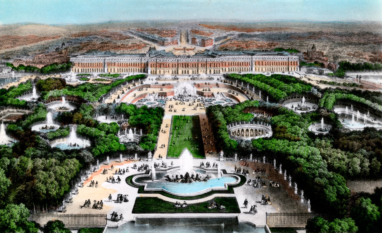 Slottet i Versailles, Paris, Frankrike, tidlig på 1900-tallet av Unbekannt