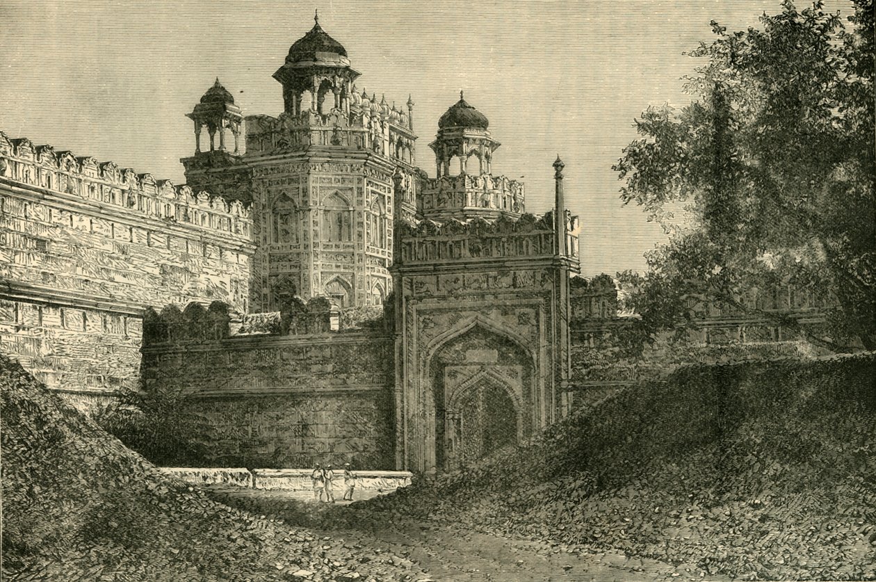 The Palace of the Mogul Emperors, Delhi, 1890. av Unbekannt