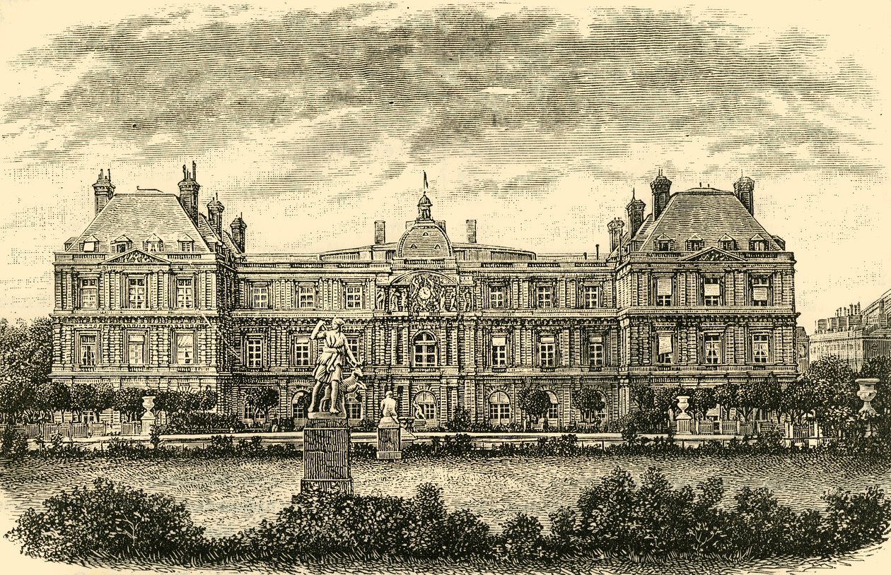 Palais De Luxembourg, Paris, 1890. av Unbekannt