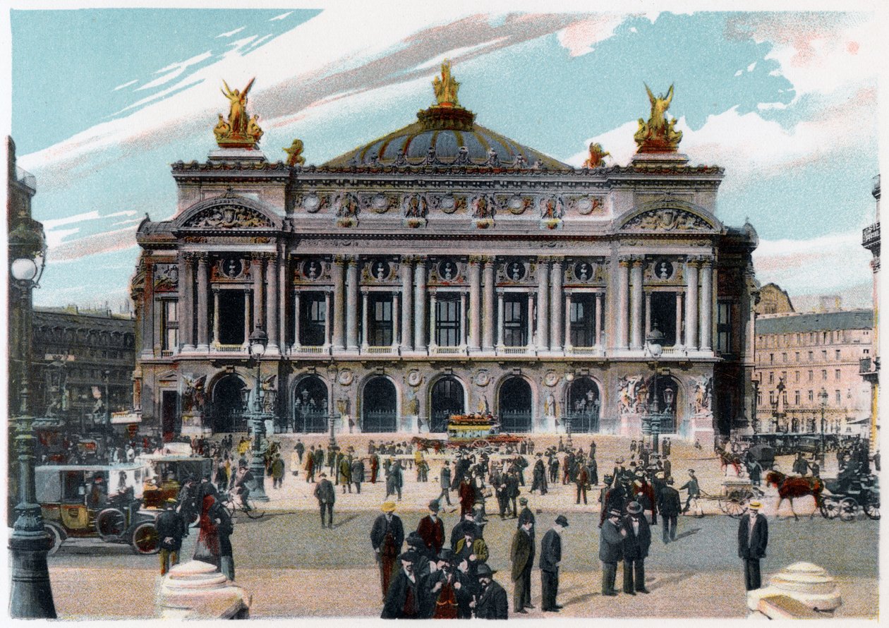 Palais Garnier, Paris, ca 1900 av Unbekannt