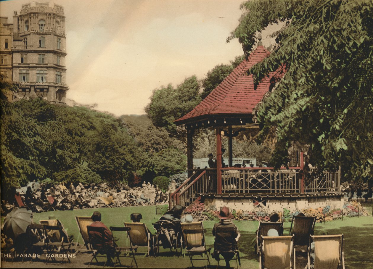 The Parade Gardens, Bath, Somerset, c1925 av Unbekannt