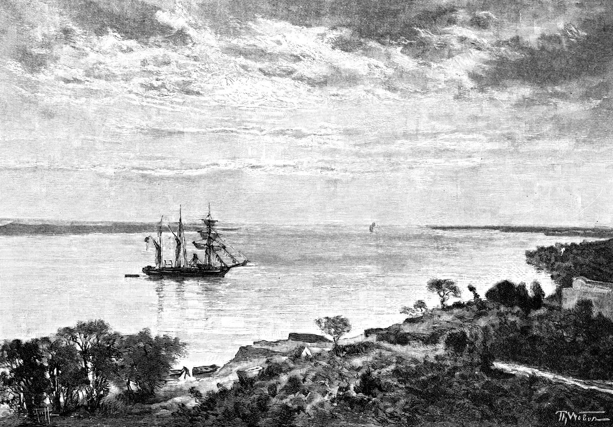 Parana-elven, Sør-Amerika, 1895 av Unbekannt