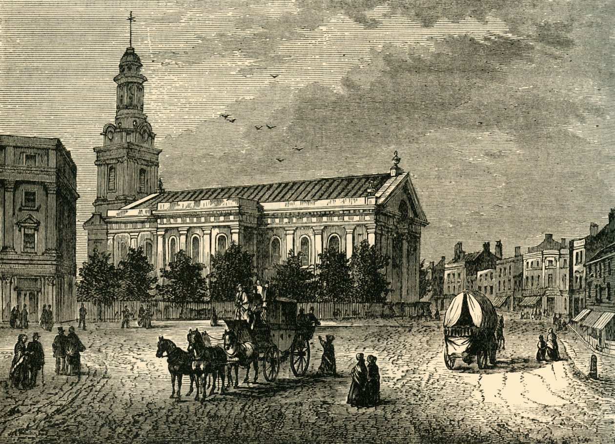 Parish Church, Greenwich, c1878. av Unbekannt