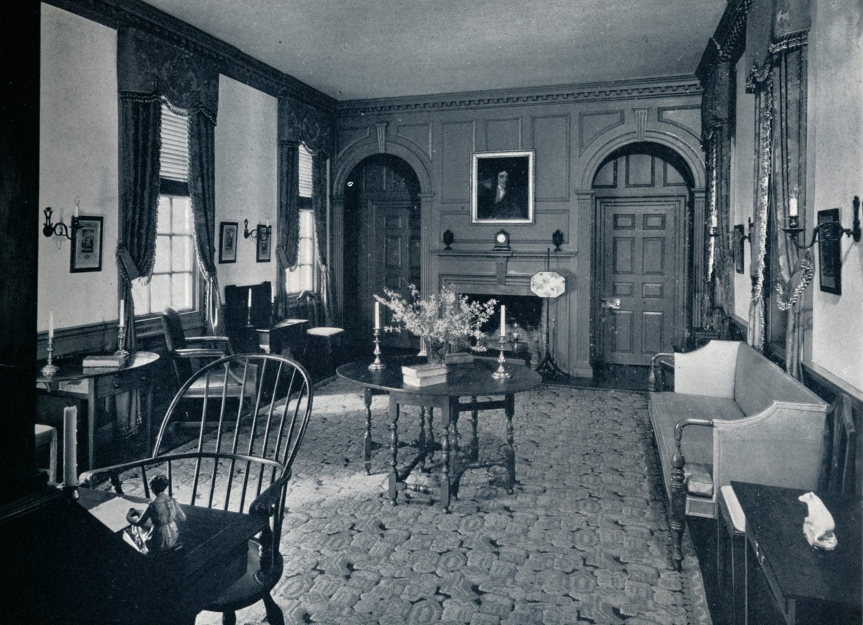 The Parlor of the Raleigh Tavern, c1938 av Unbekannt