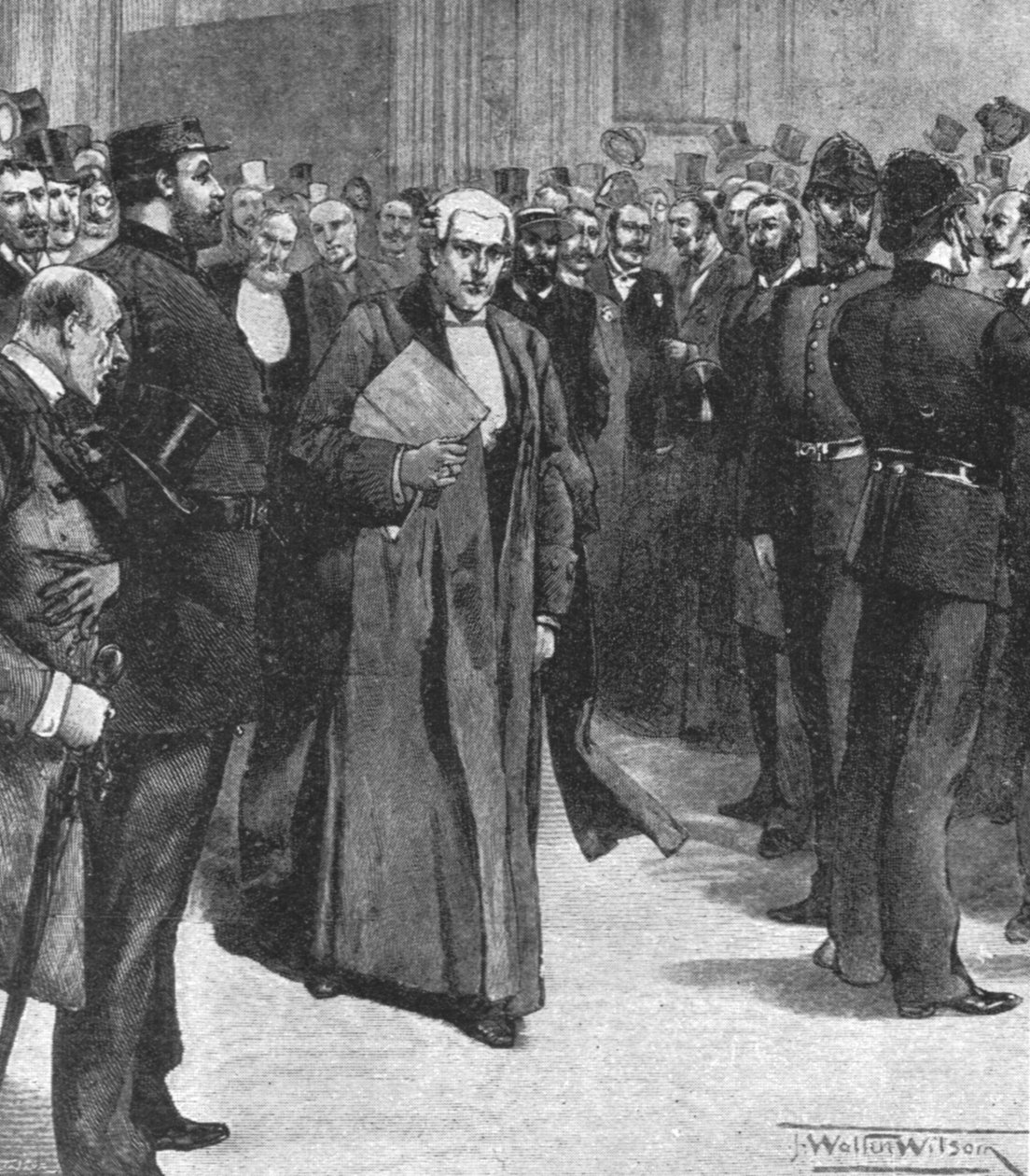 Vedtakelsen av hjemmestyreloven fra Commons til Lords, 2. september 1893, 1901. av Unbekannt