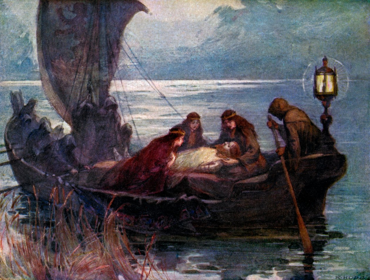 Arthurs bortgang, 1925 av Unbekannt