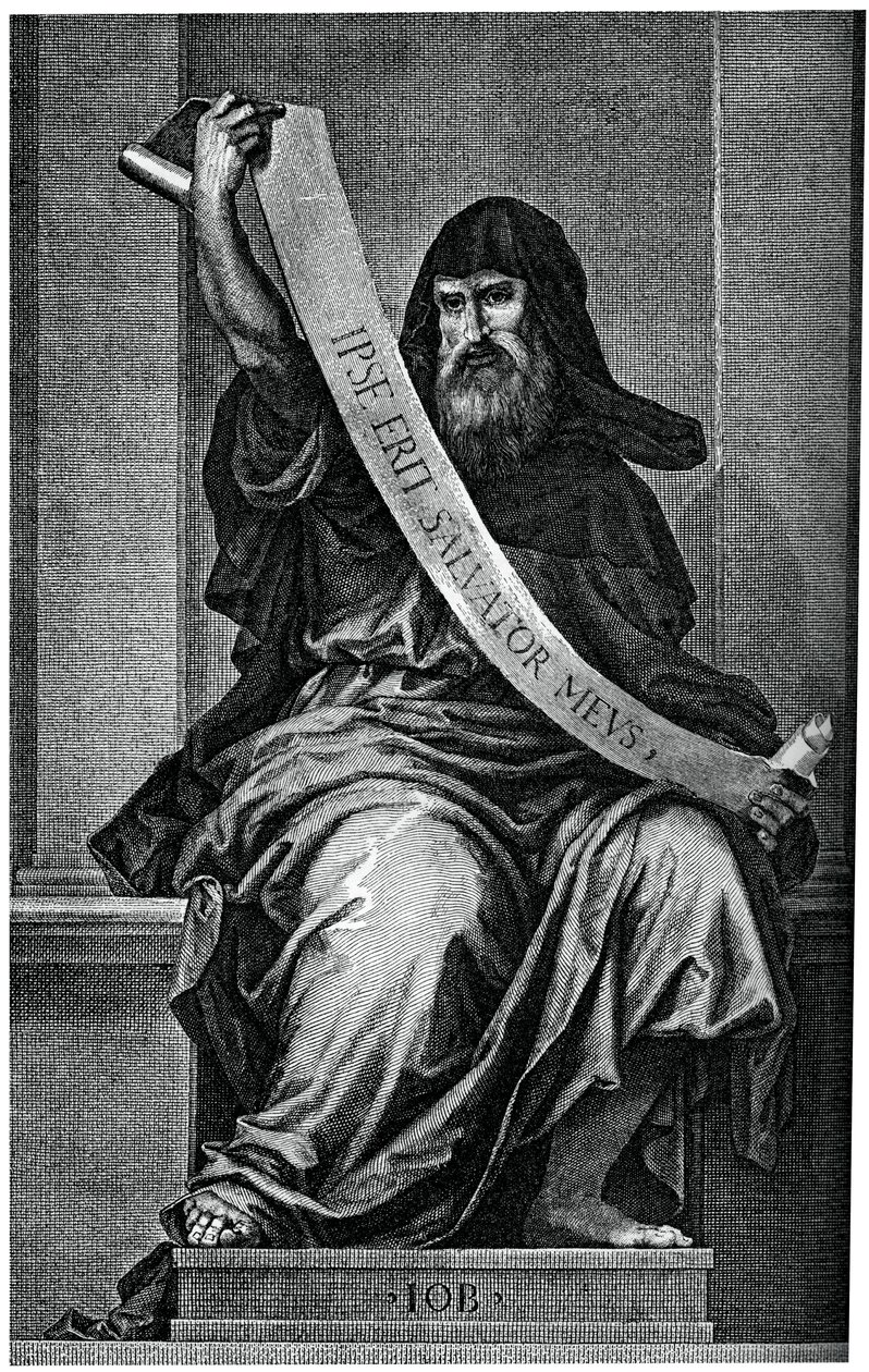 Patriarken Job, 1400-tallet, 1870 av Unbekannt