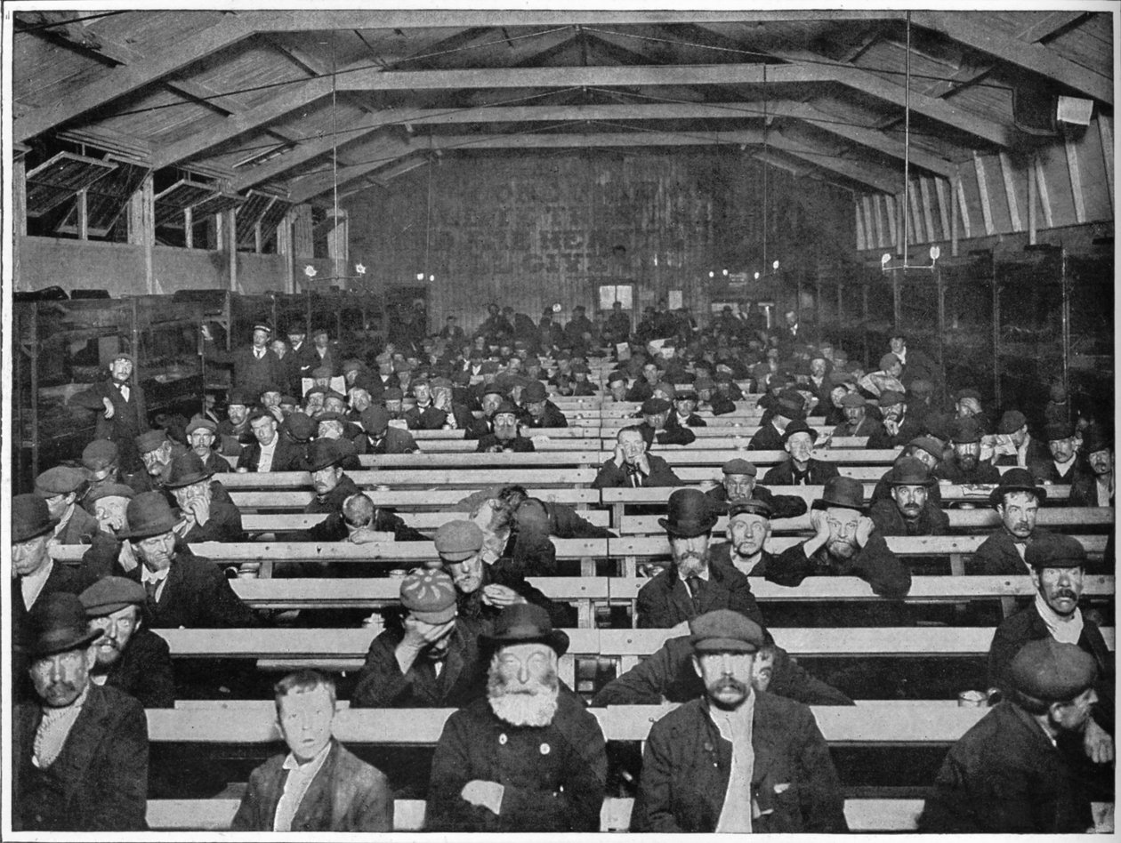 The Penny Sit-Up, Frelsesarmeens krisesenter, Blackfriars, London, c1900 1901 av Unbekannt