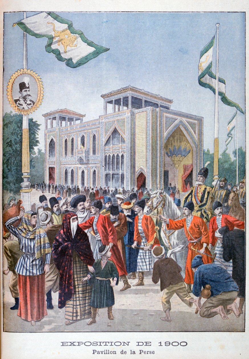 Den persiske paviljongen på verdensutstillingen i 1900, Paris, 1900 av Unbekannt