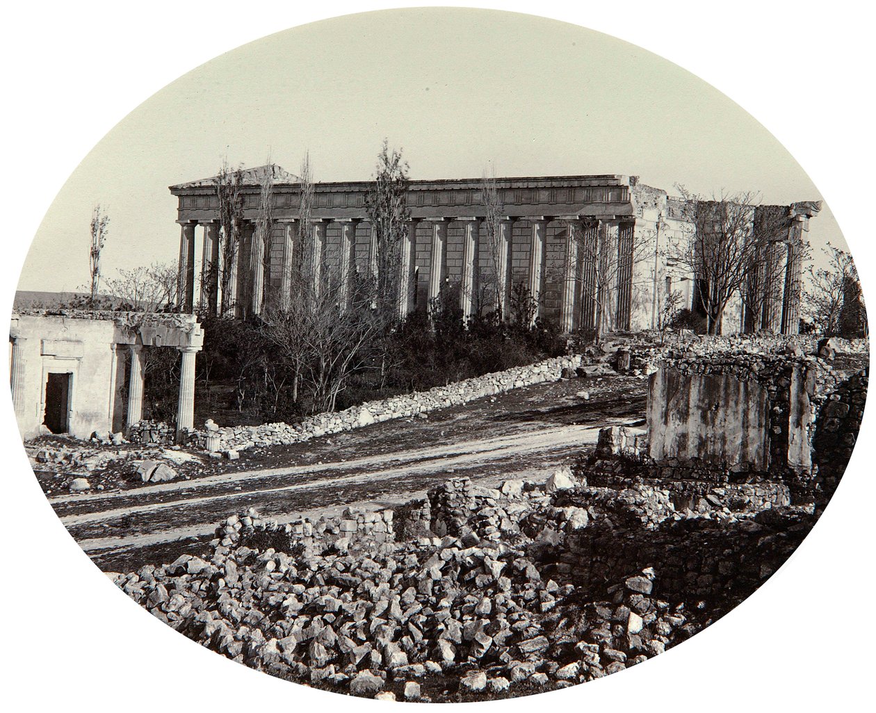 Peter og Paul-katedralen i Sevastopol etter Krim-krigen, Krim, sent på 1850-tallet av Unbekannt