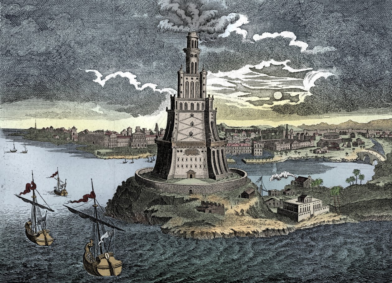 Pharos of Alexandria, 1700-tallet av Unbekannt